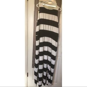 Stripped maxi dress